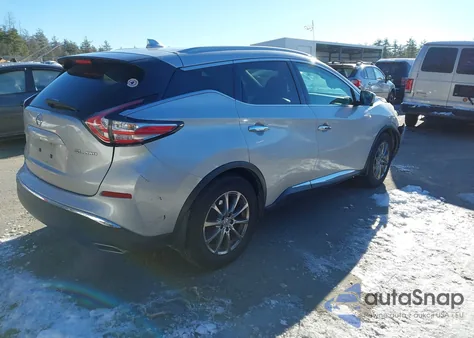 2016 Nissan Murano Sl из США, поврежденный, VIN 5N1AZ2MH8GN162036